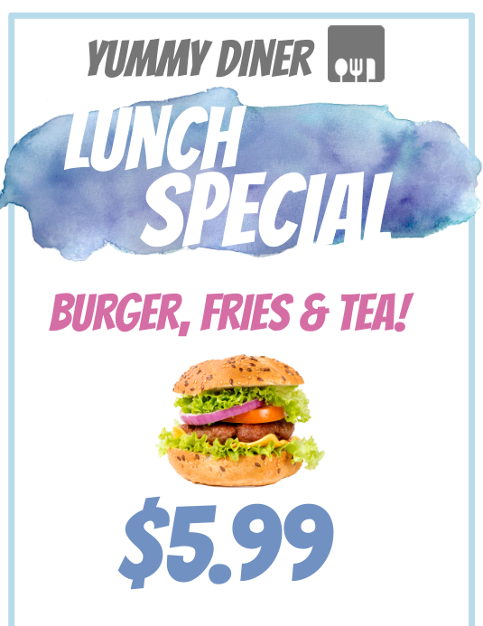 Lunch Special Restaurant Flyer Template PosterMyWall Lunch Special Restaurant Flyer Template PosterMyWall