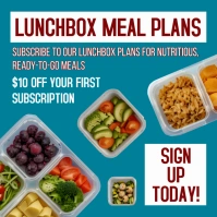Lunchbox Meal Plans Ad Template Instagram Pos