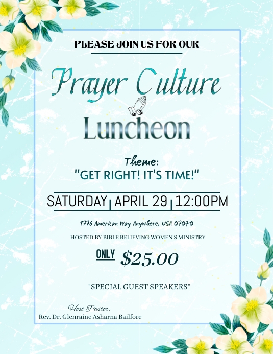 Copy of Luncheon Template | PosterMyWall