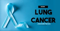 Lung Cancer Awareness Month Poster Template Facebook Shared Image