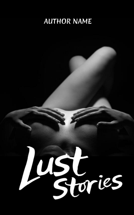 Lust story Book cover design template