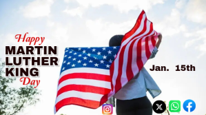 Luther King day Twitter post template Twitter-opslag