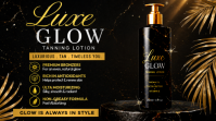 Black Tanning Lotion Promotion YouTube-thumbnail Template