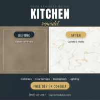 Hitam Kitchen Remodeling Instagram Post Template