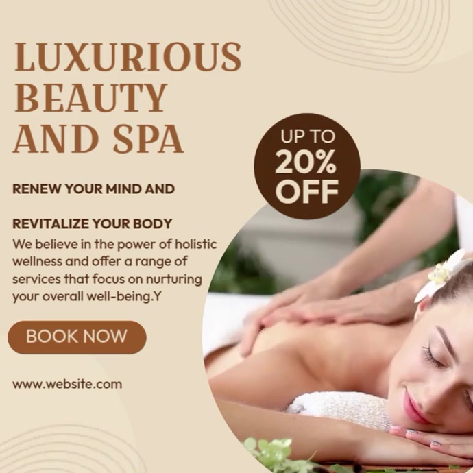 Luxurious Beauty and Spa Ads Template | PosterMyWall