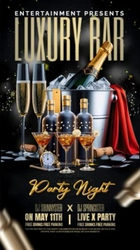 Luxury bar Instagram Story template