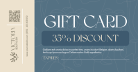 Luxury Beauty & Spa Gift Card - Professional Aesthetic Center Certificate Gambar Bersama Facebook template