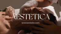 Marrón Beauty Spa Business Card Template - Page 1