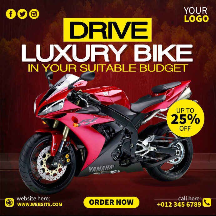 Plantilla De Luxury Bike Ads PosterMyWall plantilla-de-luxury-bike-ads-postermywall
