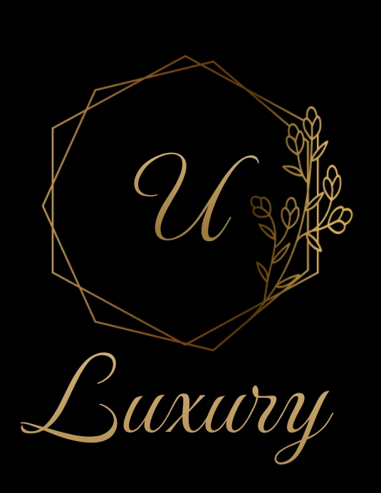 Luxury Brand logo icon Flyer (US-Letter) template