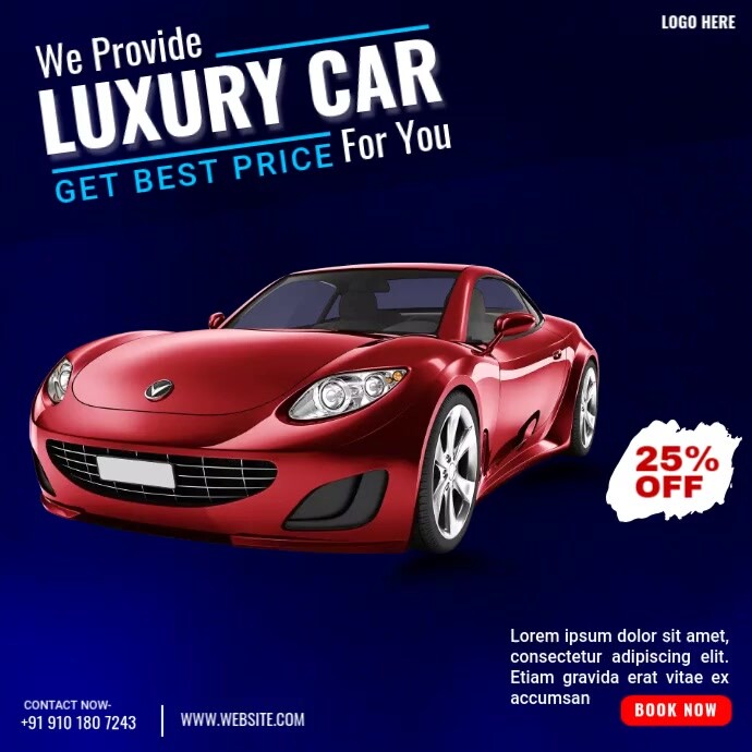 luxury car ad Template | PosterMyWall