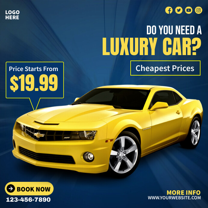 Luxury Car Ads Template | PosterMyWall