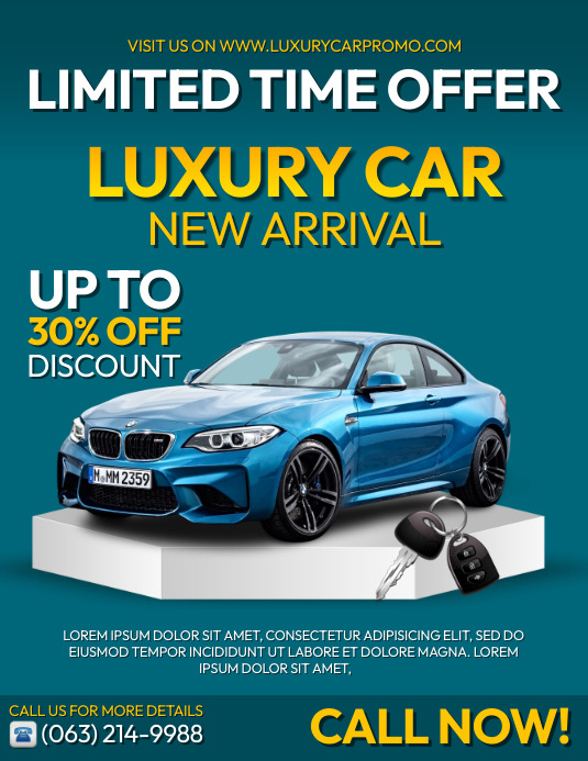 Promo Auto LUXURY CAR PROMO Template | PosterMyWall