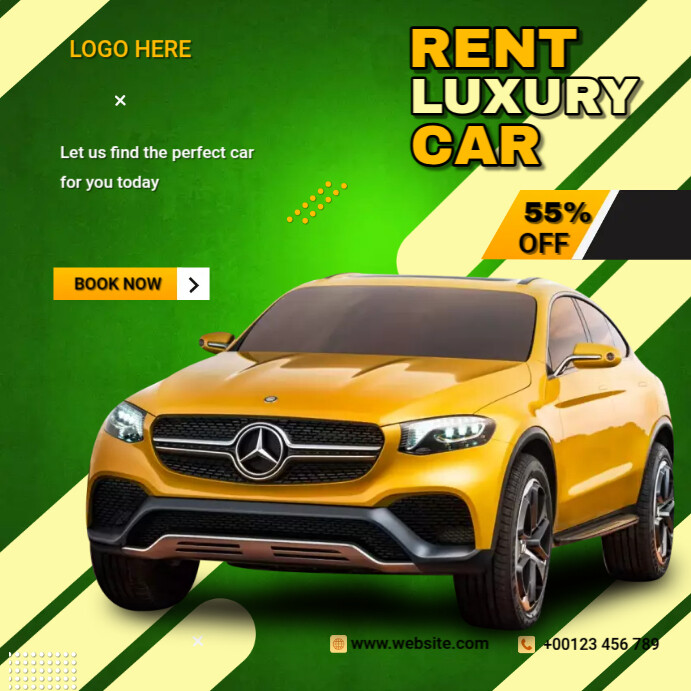 Luxury Car Rental Template PosterMyWall