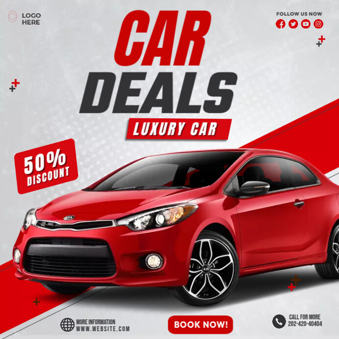 Luxury Car Rental Template | PosterMyWall