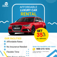 Car Rent Ads Template | PosterMyWall