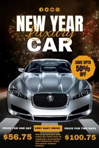 Luxury Car Sale Poster template