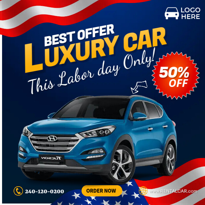 Copy of Luxury Car Sale PosterMyWall