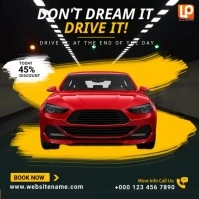 Luxury Car Video Ads Square (1:1) template