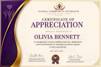 Luxury Certificate of Appreciation Template | Volunteer Recognition Award | Editable Appreciation Ce Plakat