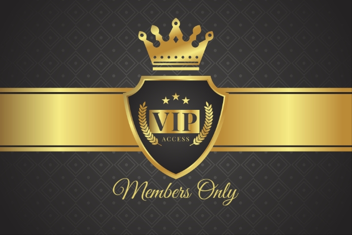 LUXURY CROWN VIP ACCES TEMPLATE | PosterMyWall