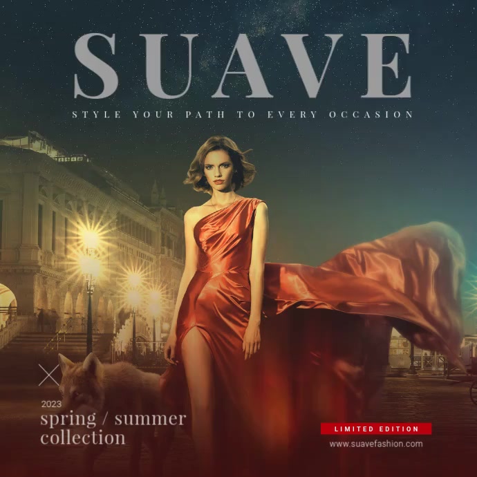 Luxury Fashion Video Instagram Add Template | PosterMyWall