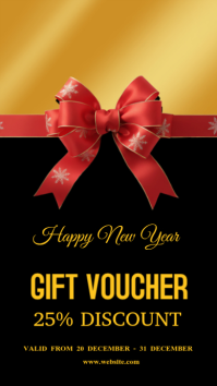 Sort New Year Gift Voucher Instagram Story Template