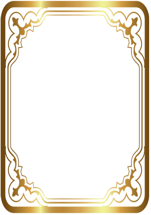 Luxury gold border Template | PosterMyWall
