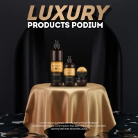 Luxury Gold Carré (1:1) template