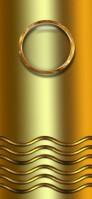 Luxury golden frame background Snapchat Geofilter template