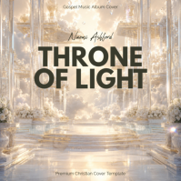 Коричневый Gospel Music Album Albumhoes Template