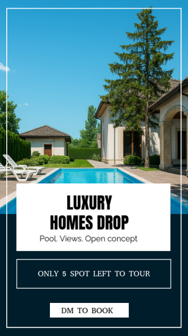 Luxury Homes Tour Template | PosterMyWall