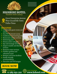 Luxury Hotel Flyer template