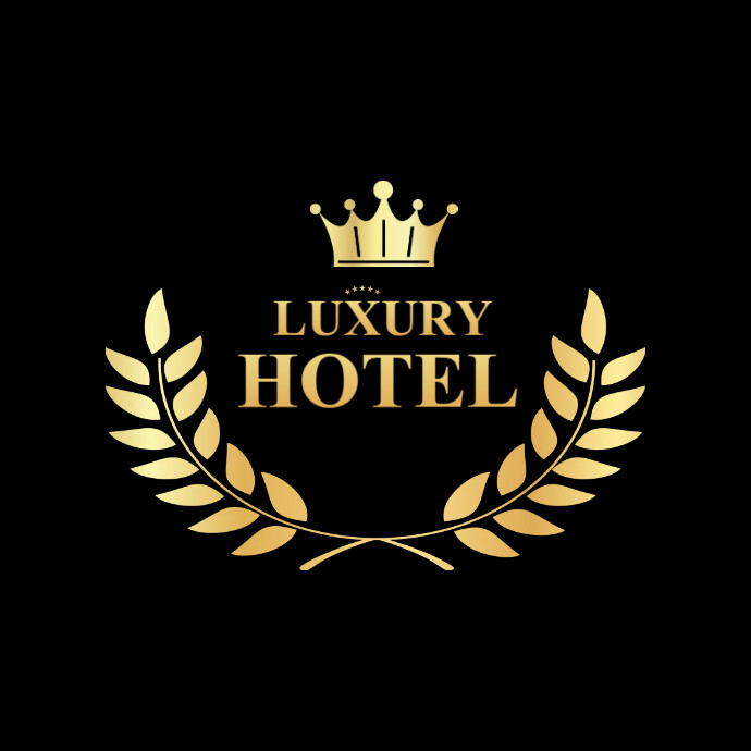 Hospitality Labels Example Luxury Hotel Label Template | PosterMyWall