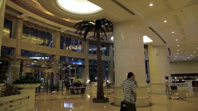 luxury hotel main hall video YouTube-thumbnail template