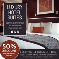 860 Hotel Customizable Design Templates Postermywall
