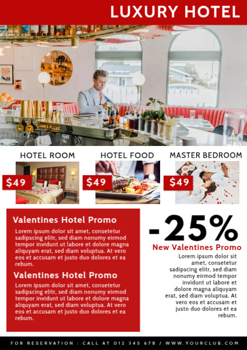 Luxury Hotel Valentine Promo Template PosterMyWall luxury-hotel-valentine-promo-template-postermywall