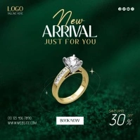 Luxury Jewellery video Instagram-opslag template