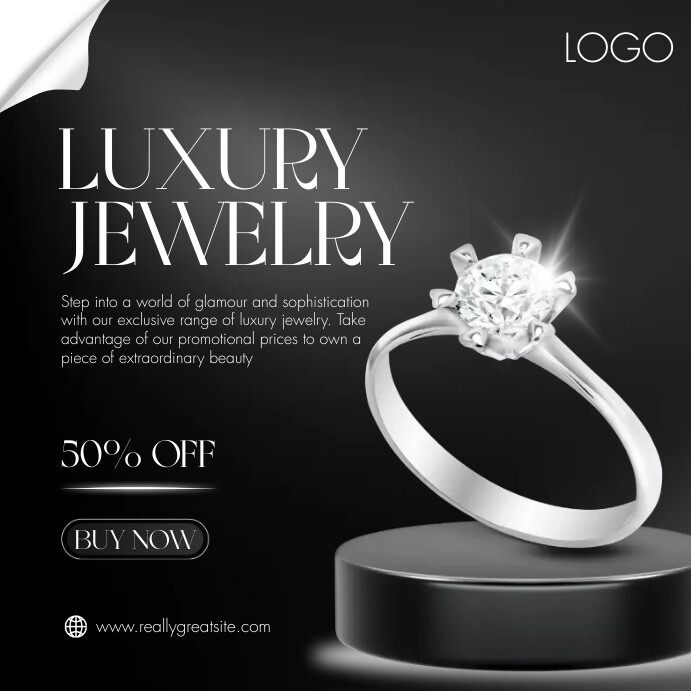 luxury jewelry Template | PosterMyWall