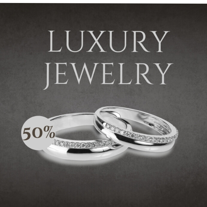Luxury Jewelry template. | PosterMyWall