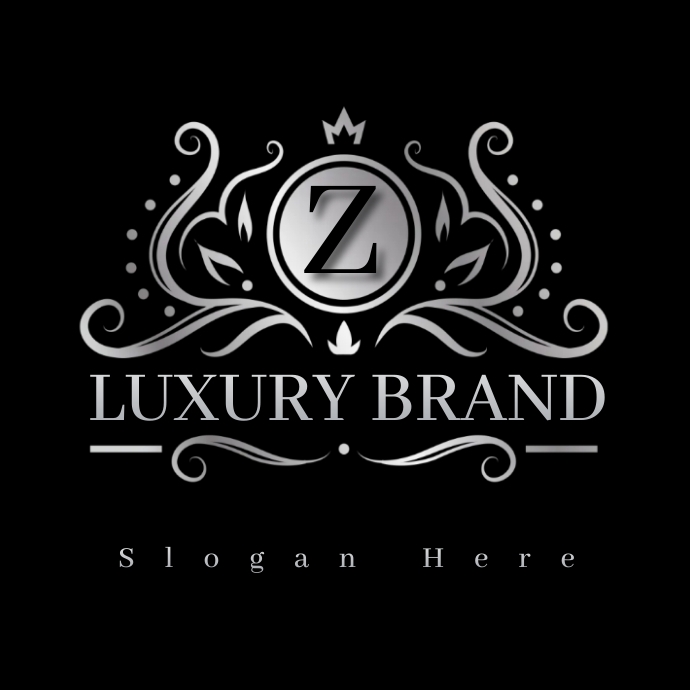 Luxury Logo Design , silver letter logo template