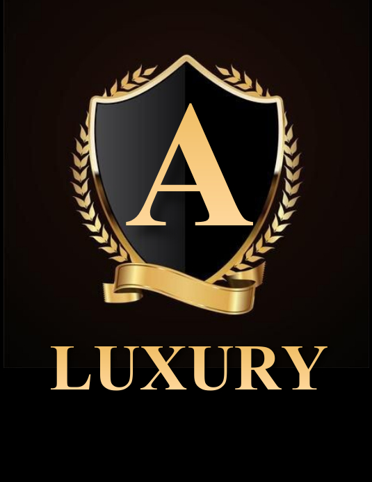 Luxury Logo Label,Luxury Logo Design Ulotka (US Letter) template