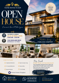 Nero Open House Real Estate Event A4 Template