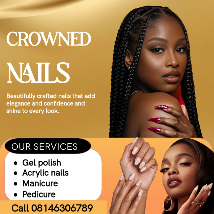 Luxury Nail Salon Promotion Flyer Instagram post Template | PosterMyWall