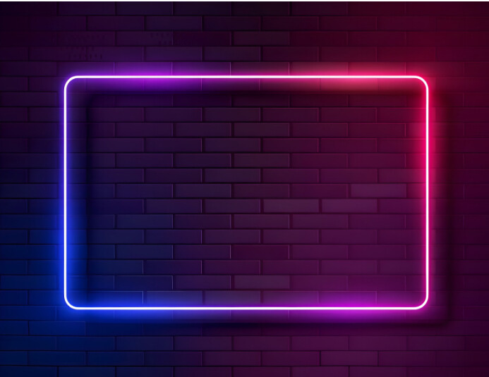 Luxury neon background ใบปลิว (US Letter) template