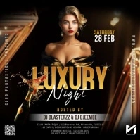 Luxury Party Flyer Ad Social Media Template Instagram Post