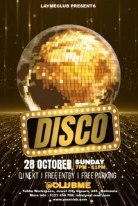 Luxury Party Video Poster template