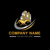 Luxury Real Estate Logo | Modern Property Branding | Minimal Realtor Logo | Realty Business Identity template