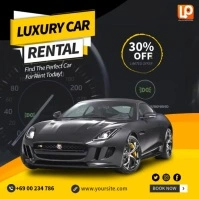 Luxury Car Video Ads Square (1:1) template