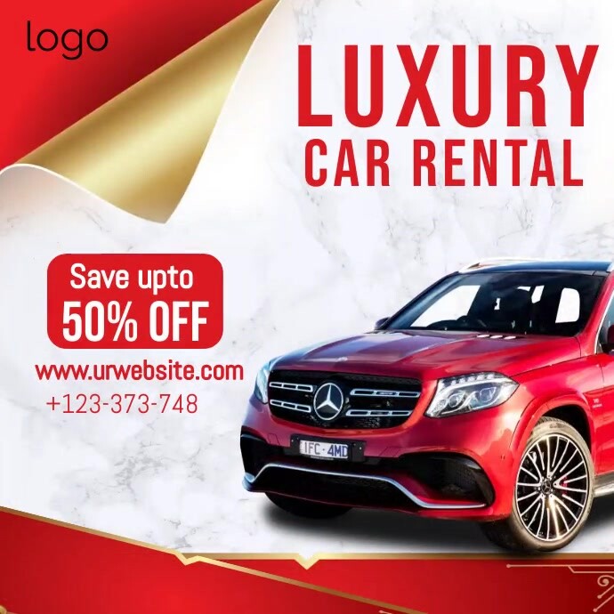 Luxury Rental Cars,Cars,Rental Template PosterMyWall